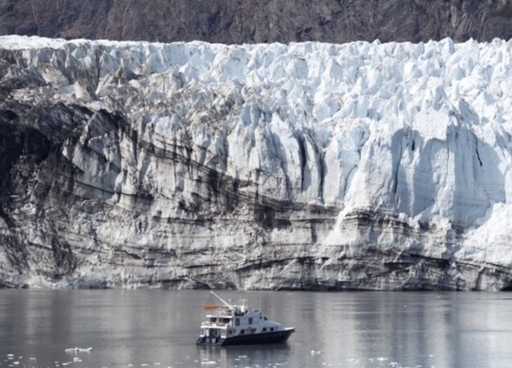 Spencer Glacier and river float trip near Whittier Alaska